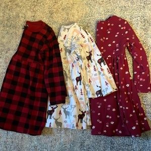 4T/5T long sleeve girls dresses